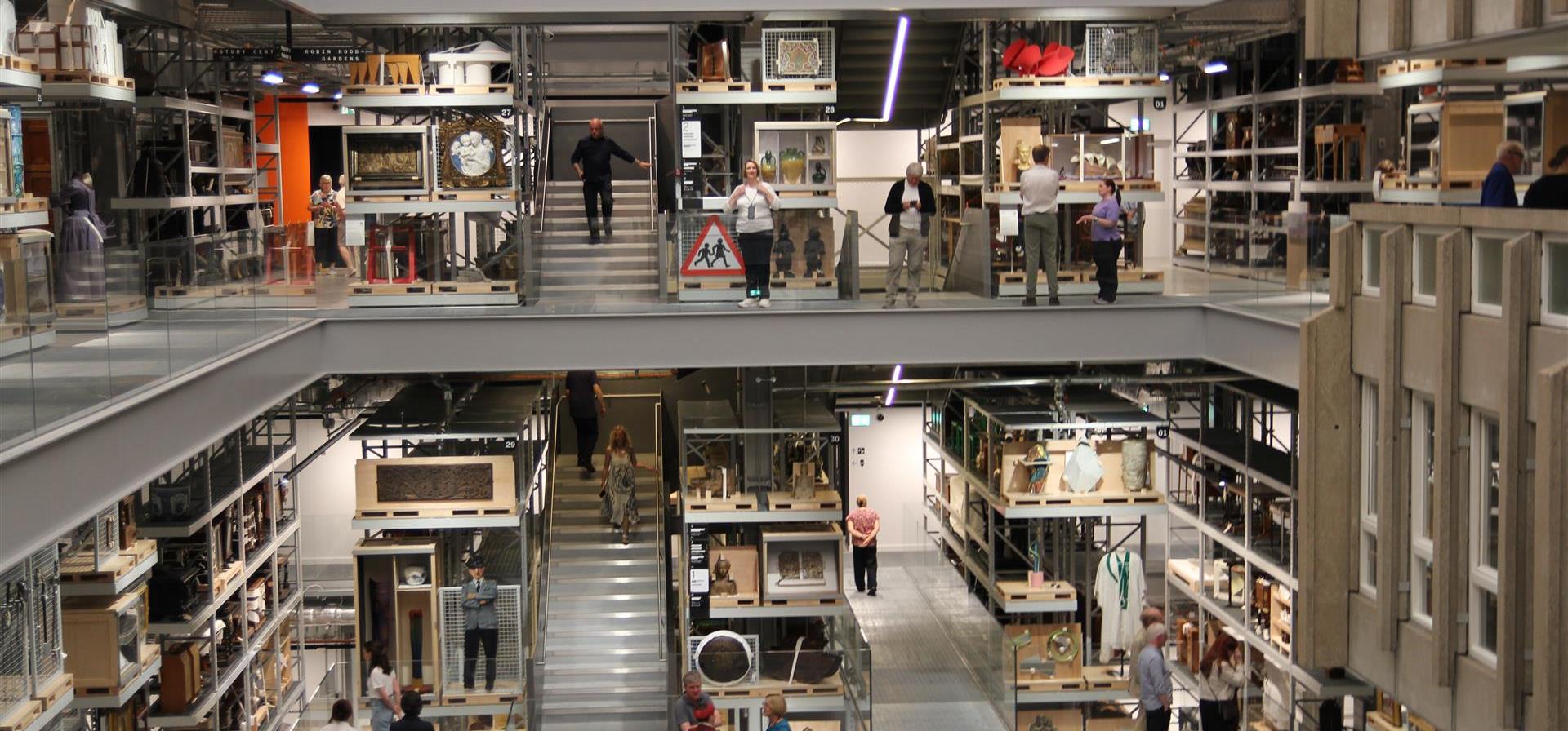 Image of a view of the different floors