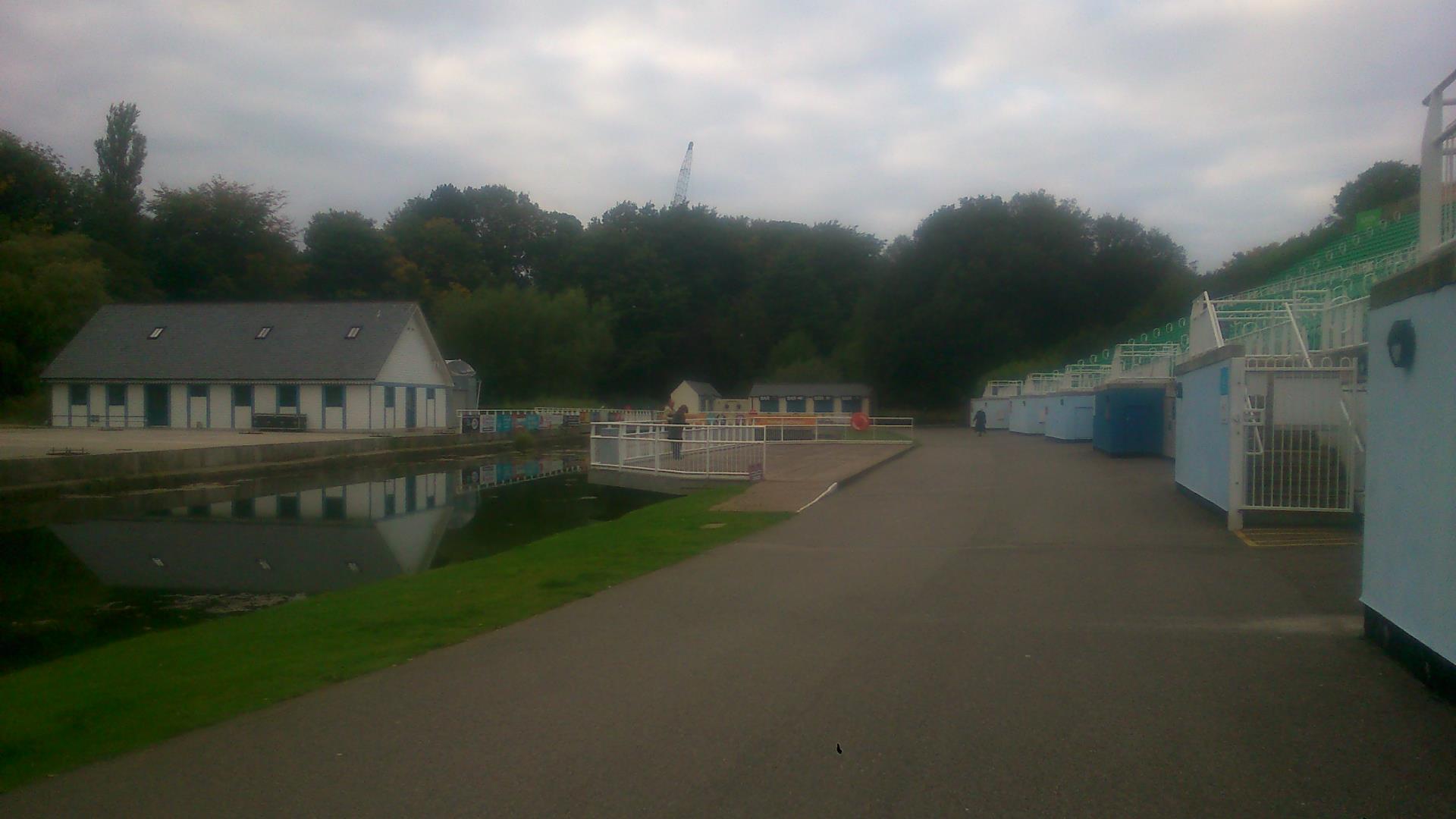 Footpath to open air theatre entrance.