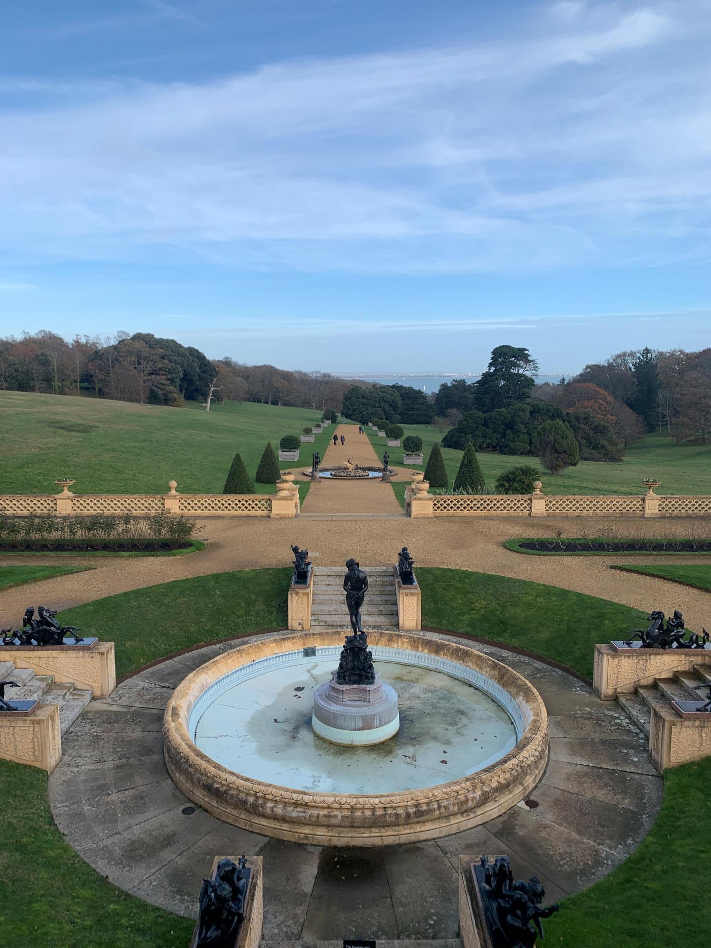 View of gardens