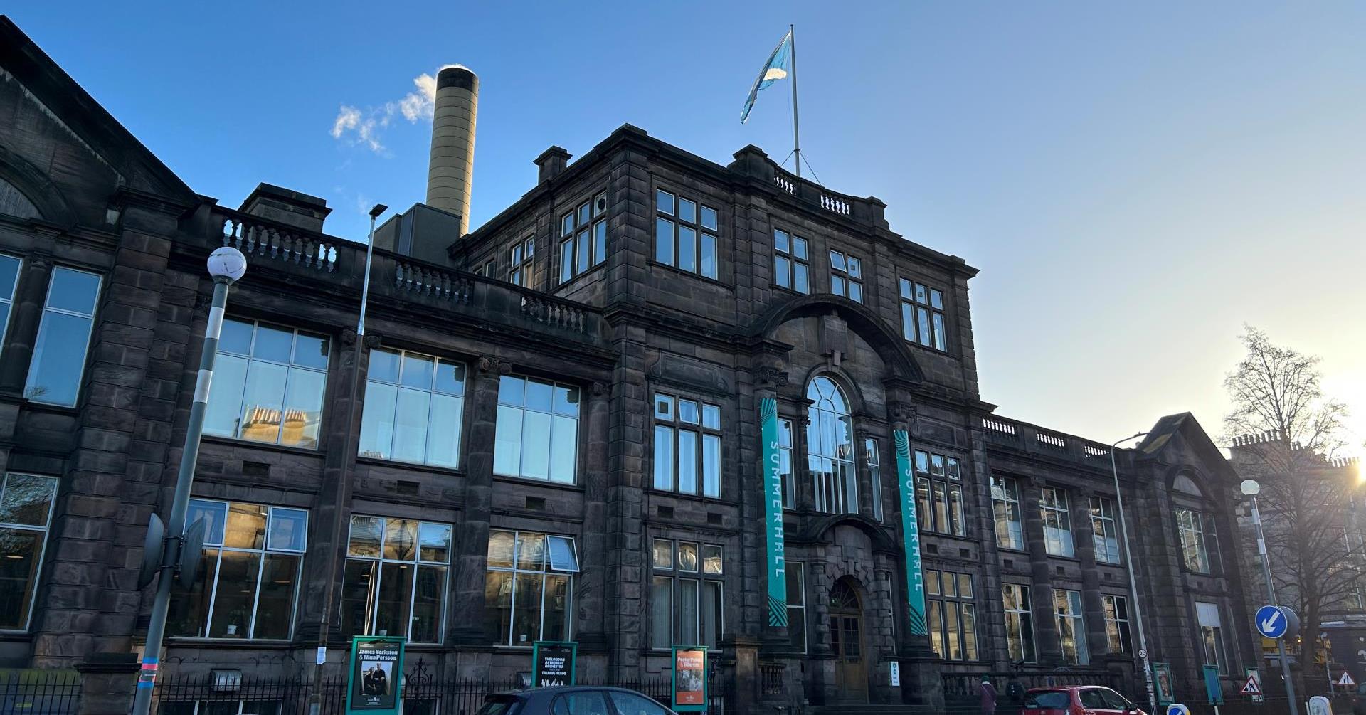 exterior photo of the front of Summerhall