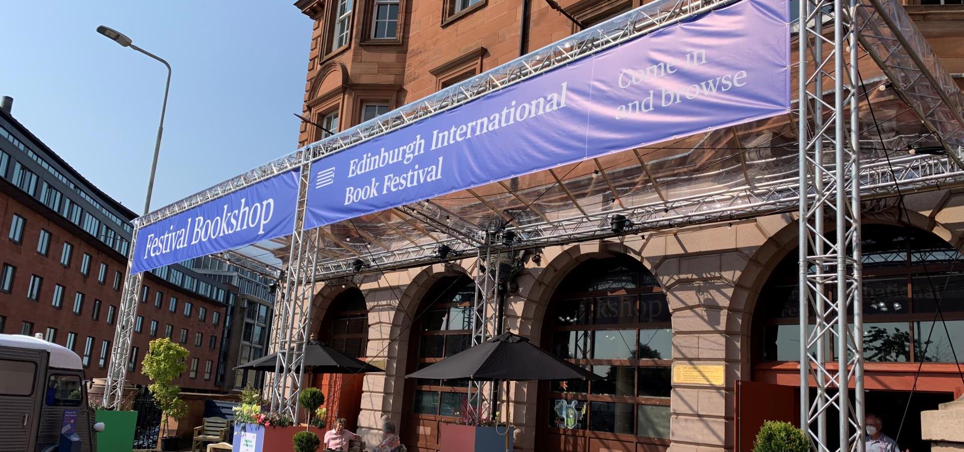 Exterior of the Edinburgh International Book Festival