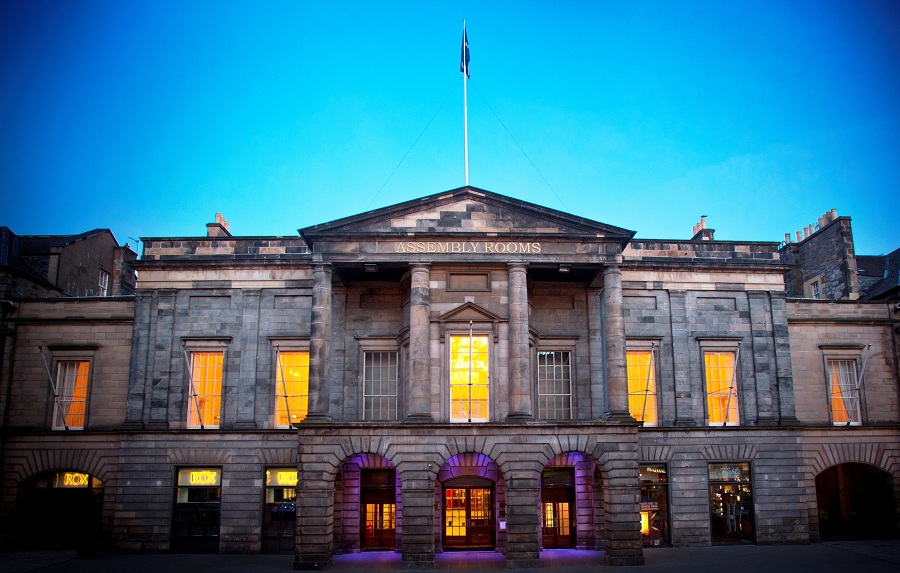 The Assembly Rooms - Edinburgh - Exterior early evening
