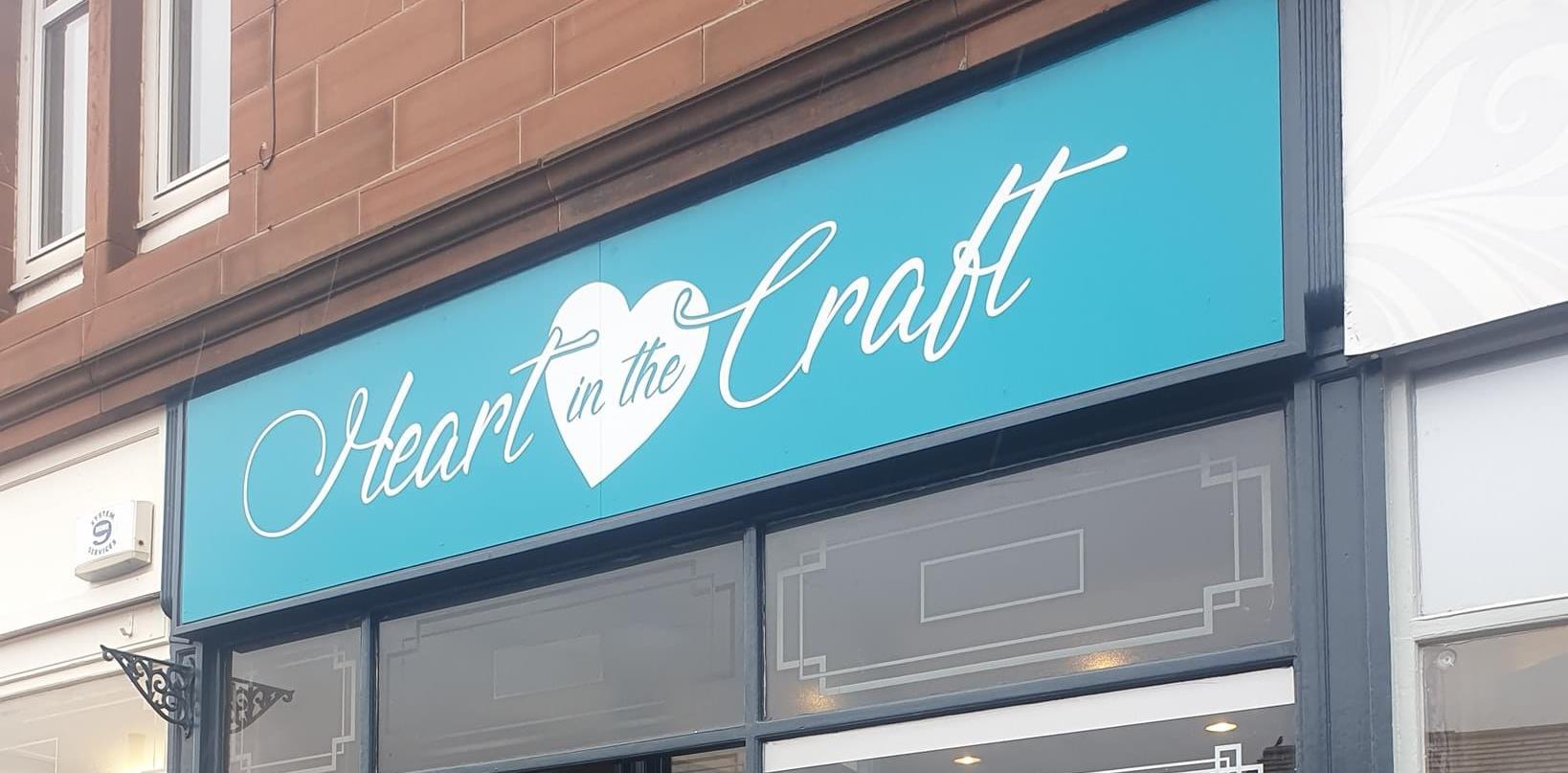 Shopfront Heart of craft, Troon