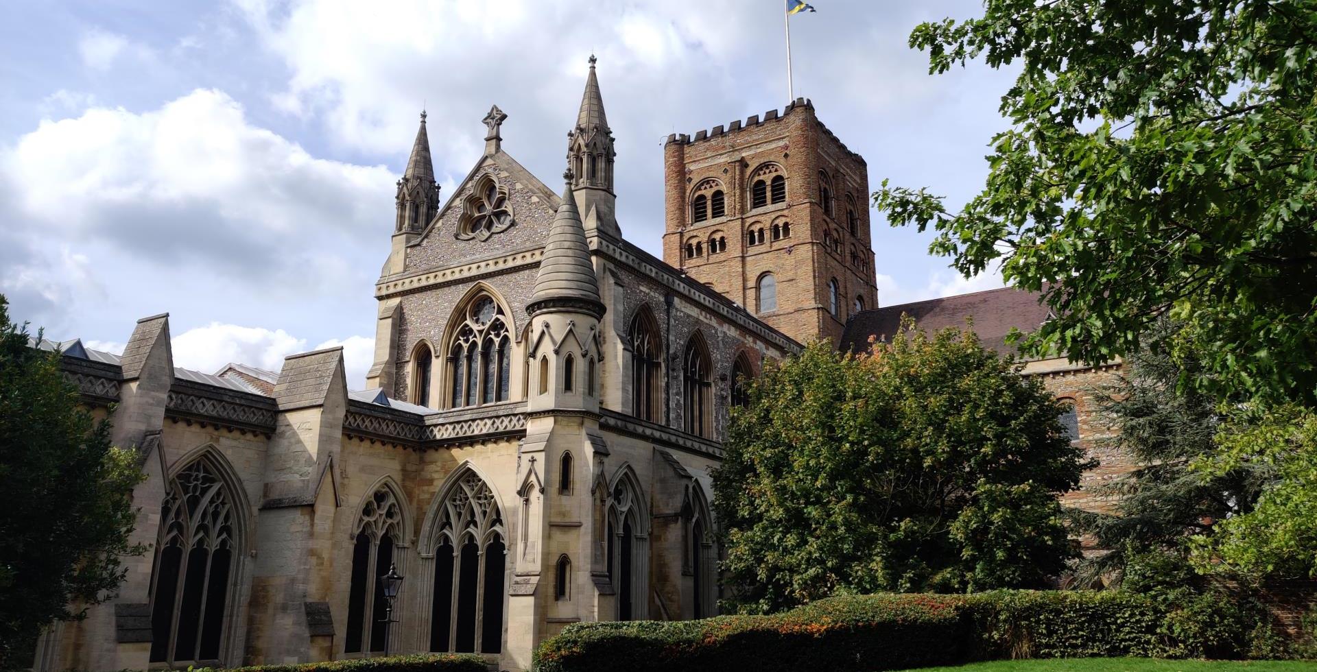 A general view of the cathedral from the east end.