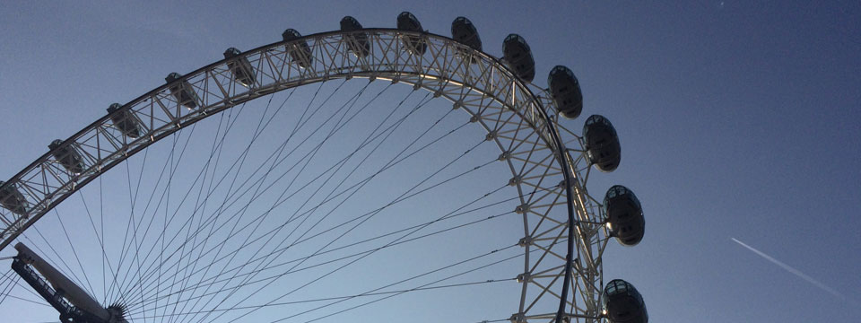 A photo of the London Eye