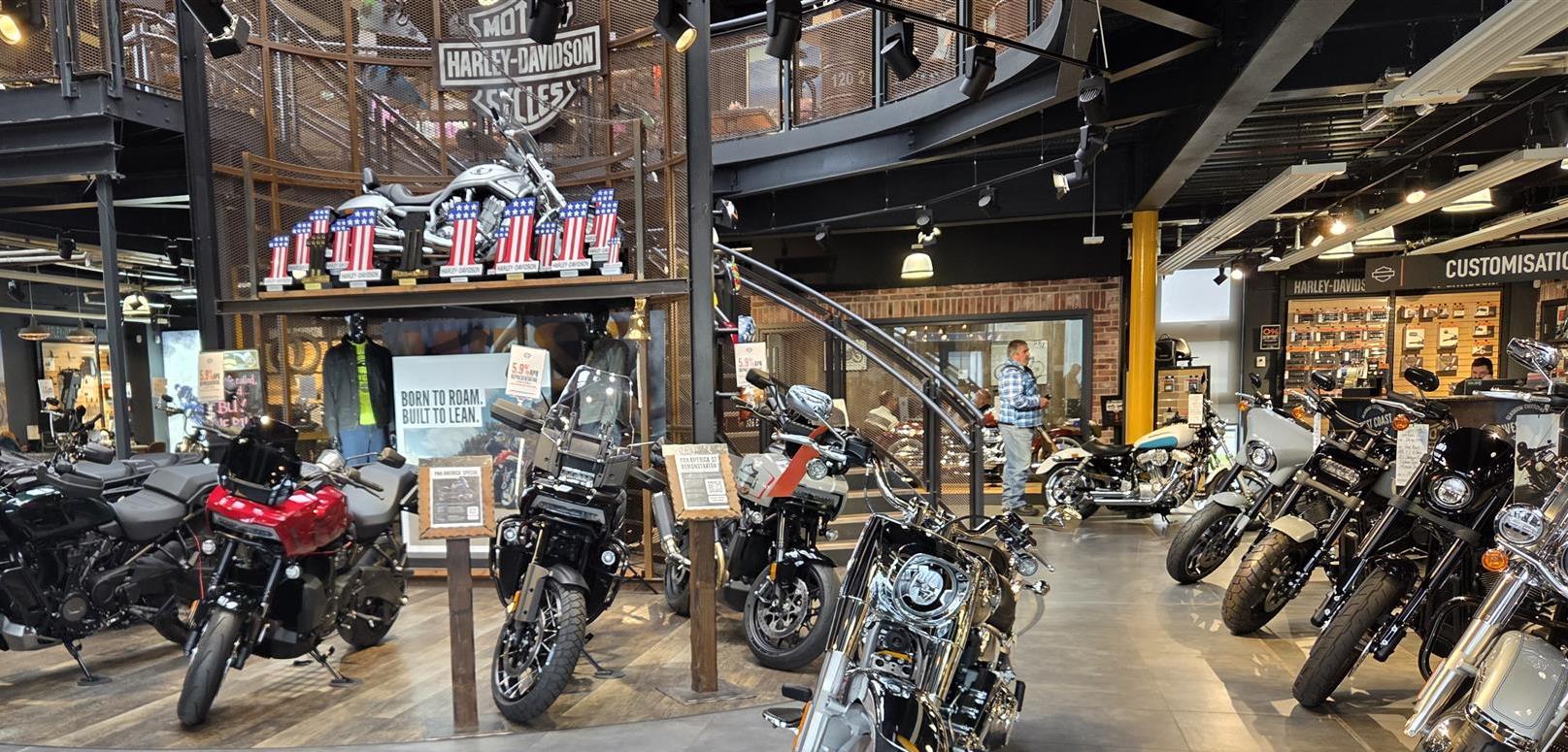 Ground floor bikes! A bit more space to manoeuvre about than it looks in this photo