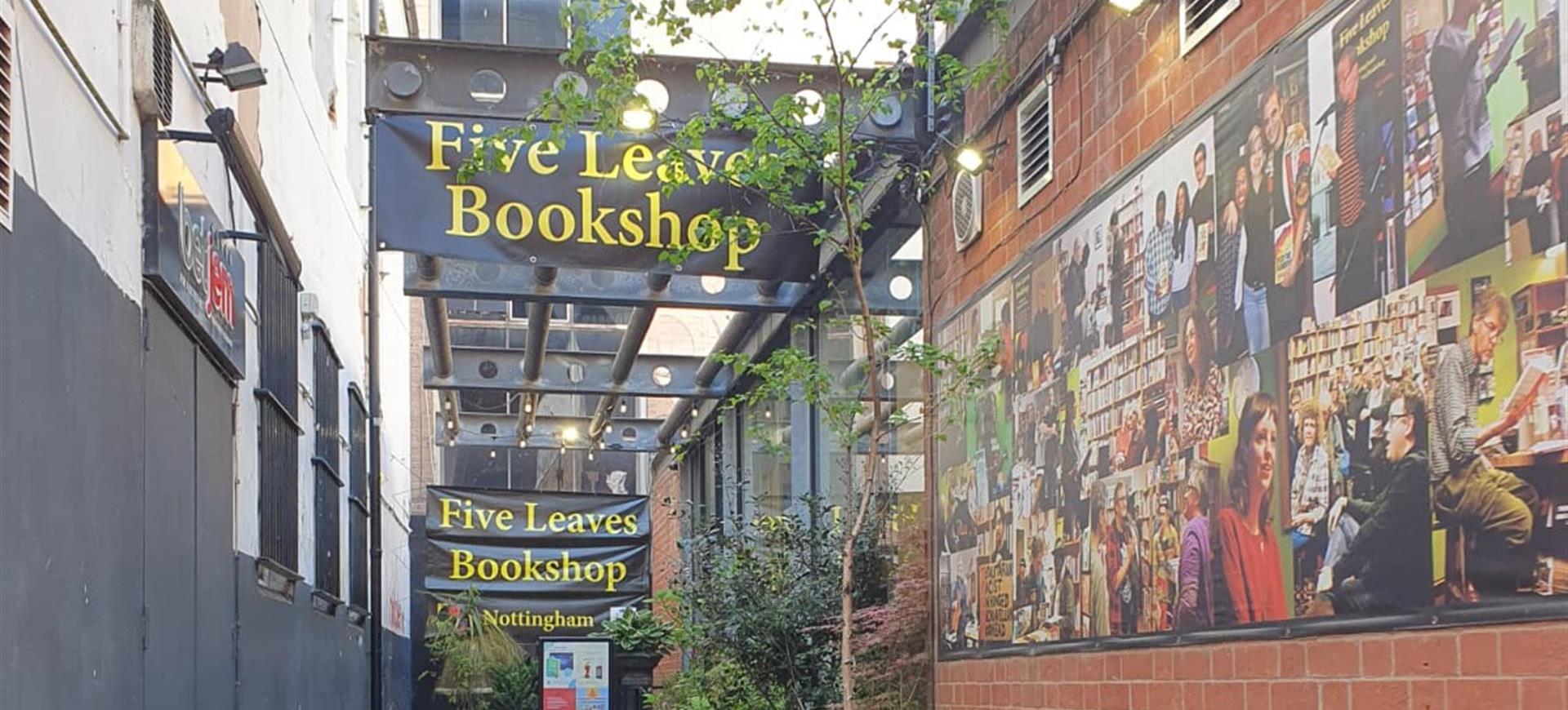 Five Leaves Bookshop on Long Row