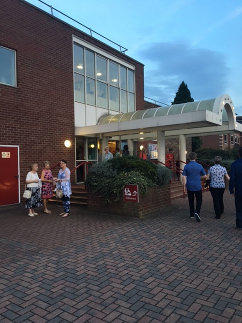 Front of the Plowright Theatre