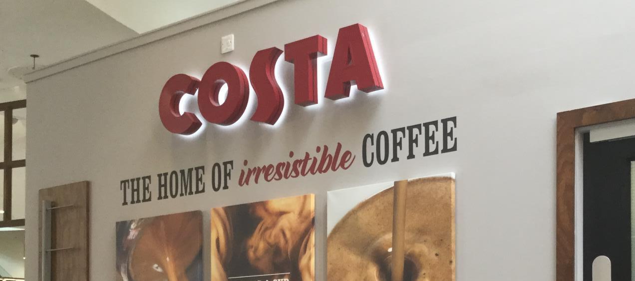 Costa Coffee at The Hub, East Kilbride Shopping Centre