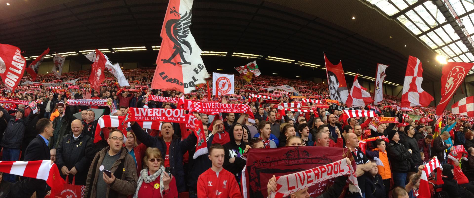Picture of Liverpool FC - You'll never walk alone at Anfield