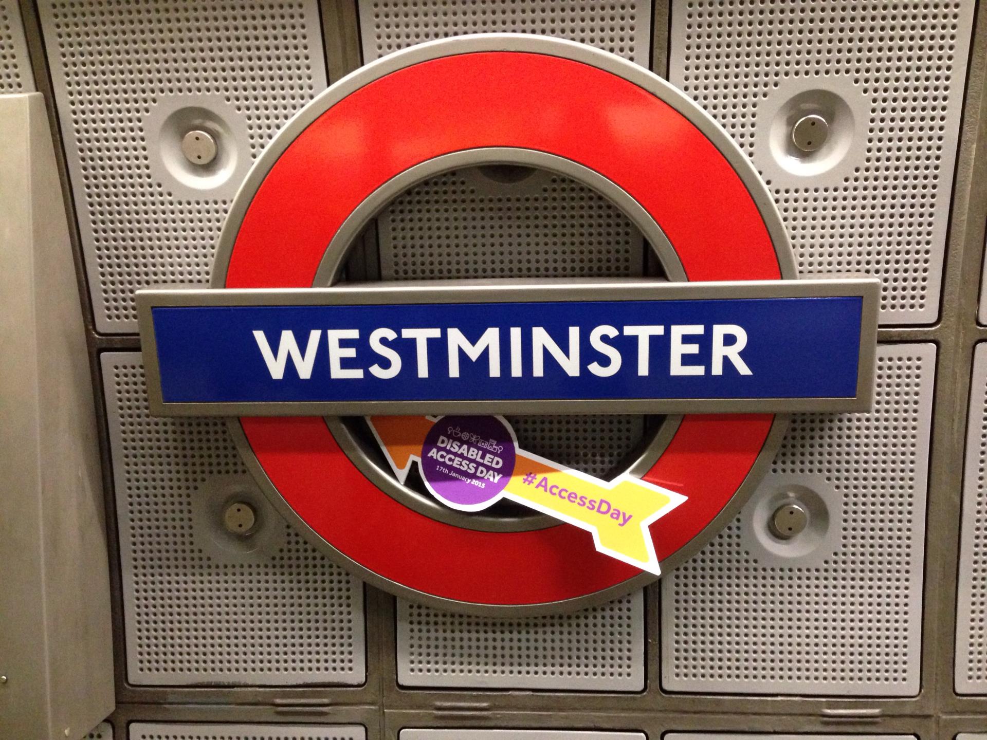 Westminster Underground Station with disabled access Euan's Guide