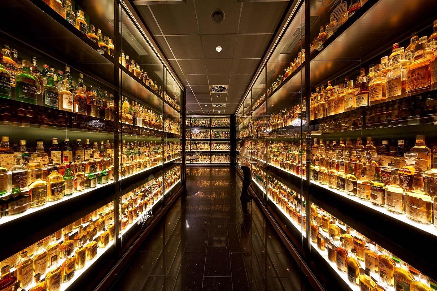 One of the World's largest collections of Scotch whisky open to the public.