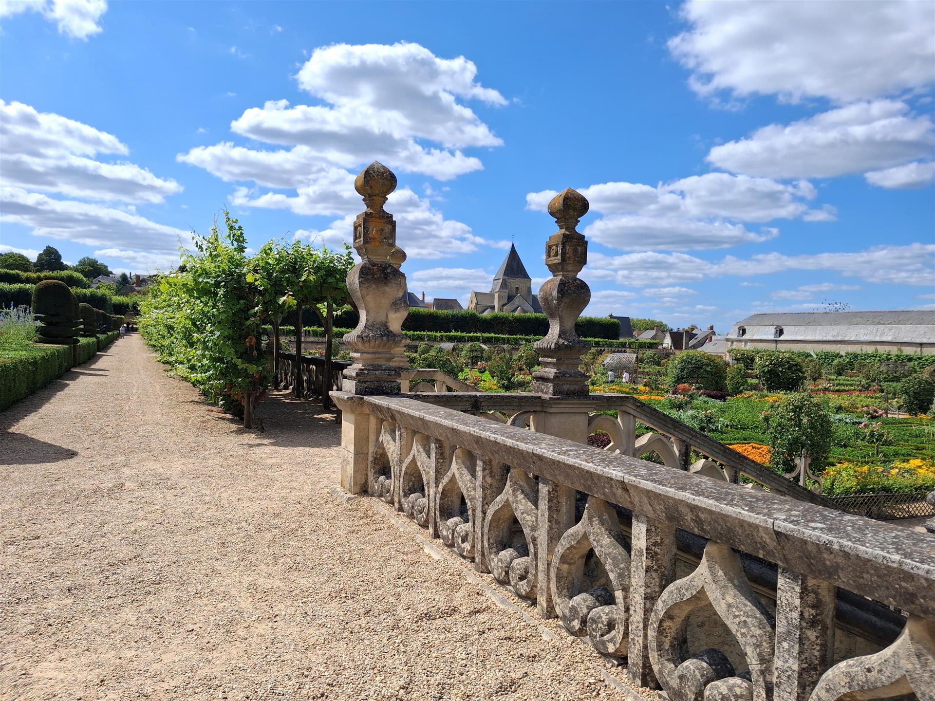 Image of a stone bridge in a garden